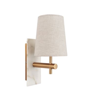 Endon 114200 - Zidna lampa 1xE14/7W/230V bež/zlatna