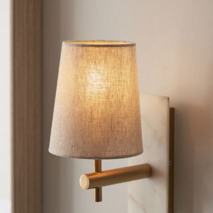 Endon 114200 - Zidna lampa 1xE14/7W/230V bež/zlatna