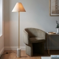Endon 114209 - Podna lampa 1xE27/10W/230V bež/zlatna