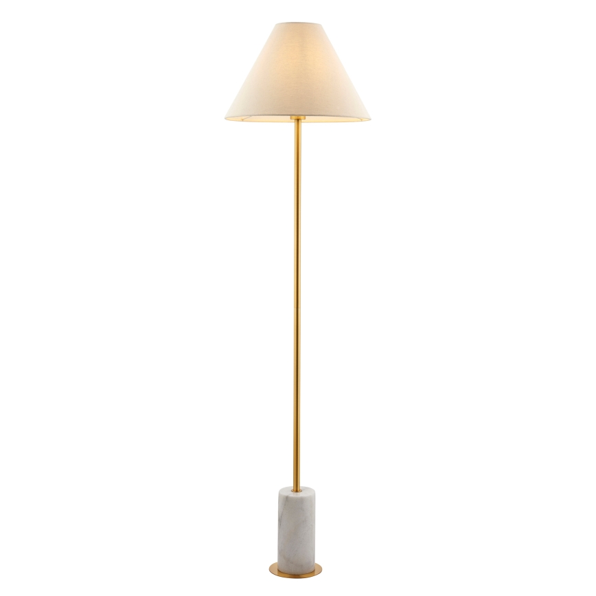 Endon 114209 - Podna lampa 1xE27/10W/230V bež/zlatna