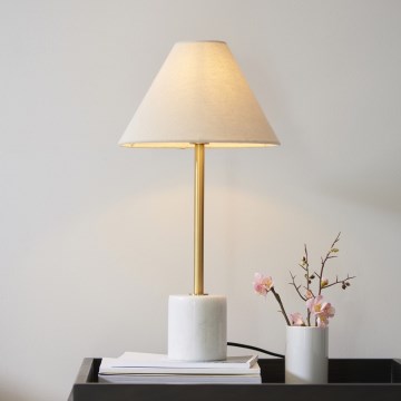Endon 114211 - Stona lampa 1xE14/7W/230V bež/mesing