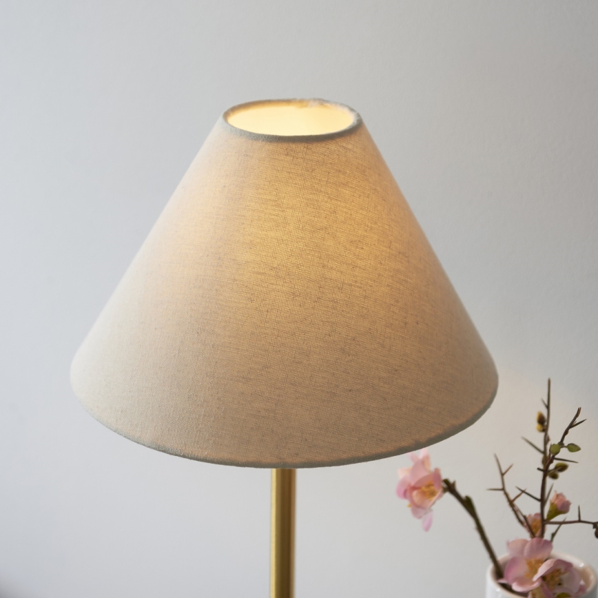 Endon 114211 - Stona lampa 1xE14/7W/230V bež/mesing