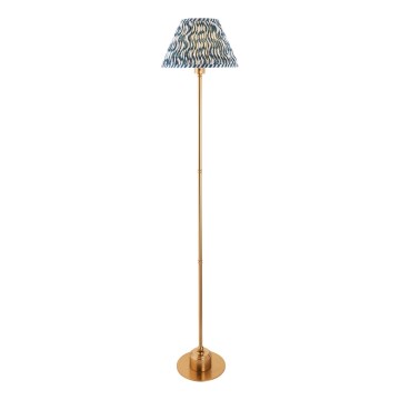 Endon 114778 - LED prigušiva punjiva stojeća lampa BURLEY LED/1,5W/5V 3600 mAh mesing/plava