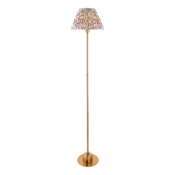 Endon 114785 - LED prigušiva punjiva podna lampa BURLEY LED/1,5W/5V 3600 mAh mesing/siva