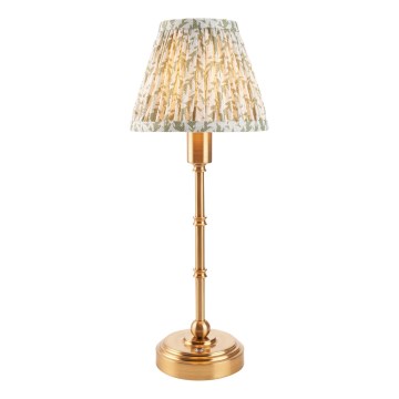 Endon 114800 - LED prigušiva punjiva stona lampa BURLEY LED/1,5W/5V 3600 mAh mesing/zelena