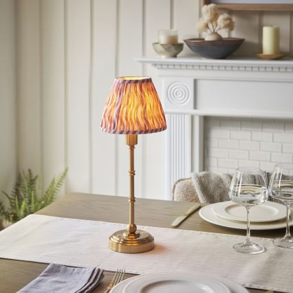 Endon 114804 - LED prigušiva punjiva stona lampa BURLEY LED/1,5W/5V 3600 mAh mesing/ružičasta