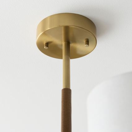 Endon 116993 - Luster na šipci HEATHCLIFF 3xE14/7W/230V mesing/jasen