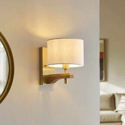 Endon 116995 - Zidna lampa HEATHCLIFF 1xE14/7W/230V mesing/jasen