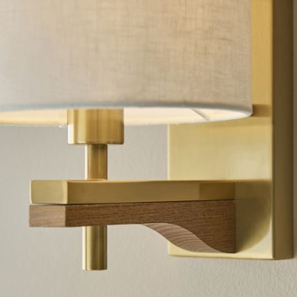 Endon 116995 - Zidna lampa HEATHCLIFF 1xE14/7W/230V mesing/jasen