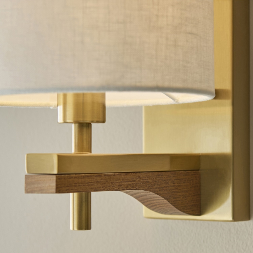 Endon 116995 - Zidna lampa HEATHCLIFF 1xE14/7W/230V mesing/jasen