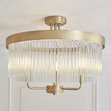 Endon 119109 - Plafonski luster CLERMONT 3xE14/6W/230V mesing