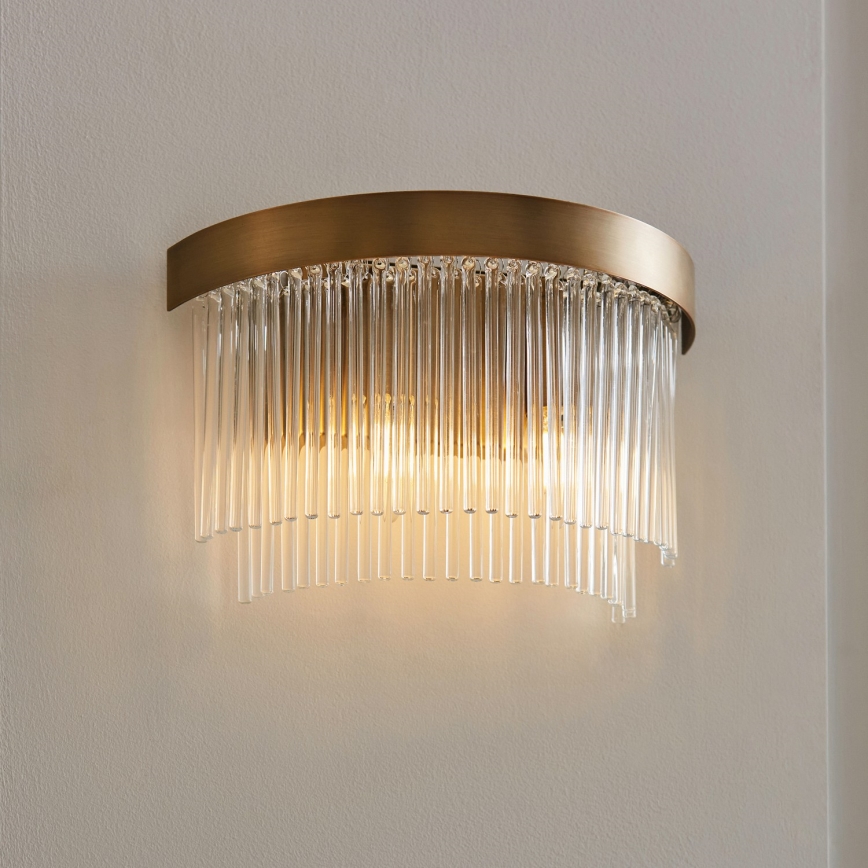 Endon 119125 - Zidna svetiljka CLERMONT 2xE14/6W/230V mesing