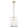 Endon 119141 - Luster na lancu HAMMOND 1xE27/10W/230V 21,5x21,5 cm mesing