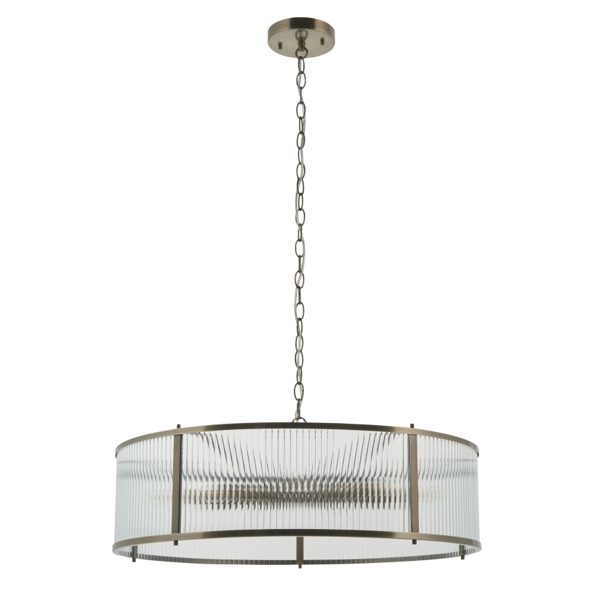 Endon 119455 - Luster na lancu RIDGETON 8xE14/7W/230V mesing