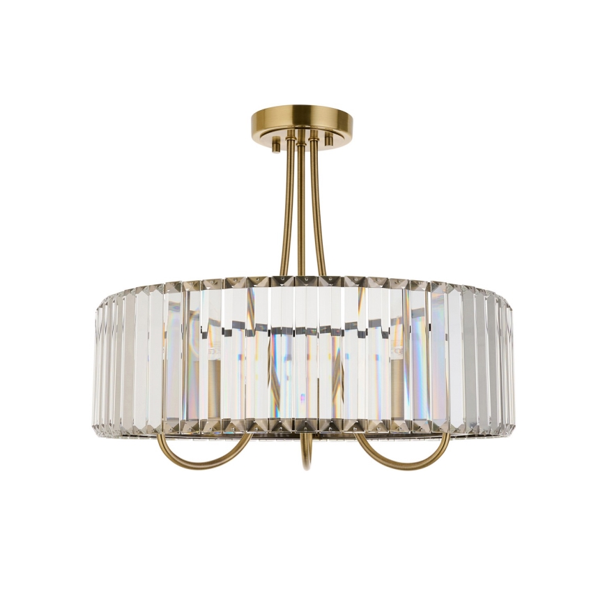 Endon 119609 - Luster na šipci VISCONTI 3xE14/6W/230V mesing