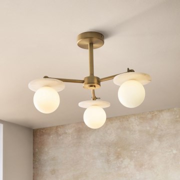 Endon 120036 - Luster na stalku CERCHIO 3xG9/5W/230V mesing