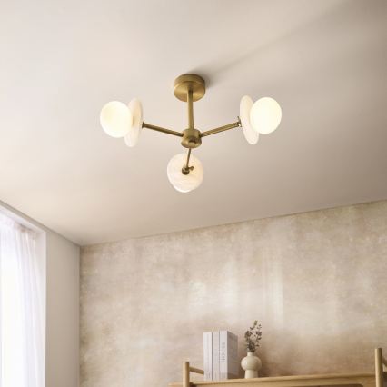 Endon 120036 - Luster na stalku CERCHIO 3xG9/5W/230V mesing