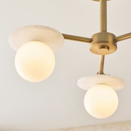 Endon 120036 - Luster na stalku CERCHIO 3xG9/5W/230V mesing
