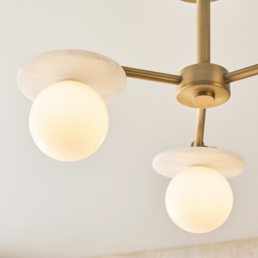 Endon 120036 - Luster na stalku CERCHIO 3xG9/5W/230V mesing