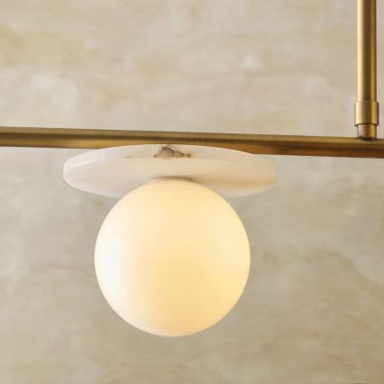 Endon 120038 - Luster na štapu CERCHIO 4xG9/5W/230V mesing