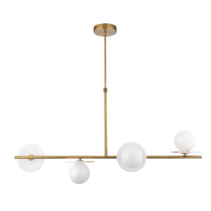 Endon 120038 - Luster na štapu CERCHIO 4xG9/5W/230V mesing