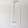 Endon 120644 - Luster na sajli 3xE27/10W/230V sjajni hrom