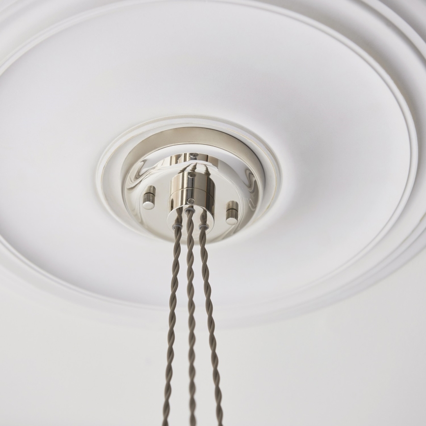 Endon 120644 - Luster na sajli 3xE27/10W/230V sjajni hrom