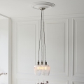 Endon 120652 - Luster na sajli 3xE27/10W/230V sjajni hrom