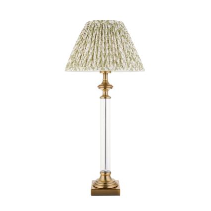 Endon 122515 - Stona lampa AVEBURY 1xE27/10W/230V mesing/zelena