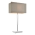 Endon 56707 - Stona lampa MORETO 1xE27/60W/230V sjajni hrom/siva
