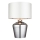 Endon 61198 - Stona lampa WALDORF 1xE27/10W/230V sjajni hrom/bela
