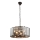 Endon 61294 - Luster na lancu CLOONEY 8xE14/40W/230V crna/dimljena