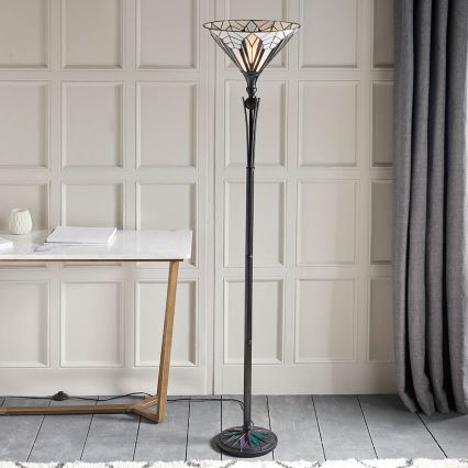 Endon 63933 - Stojeća lampa Tiffany ASTORIA 1xE27/60W/230V, prečnik 40 cm
