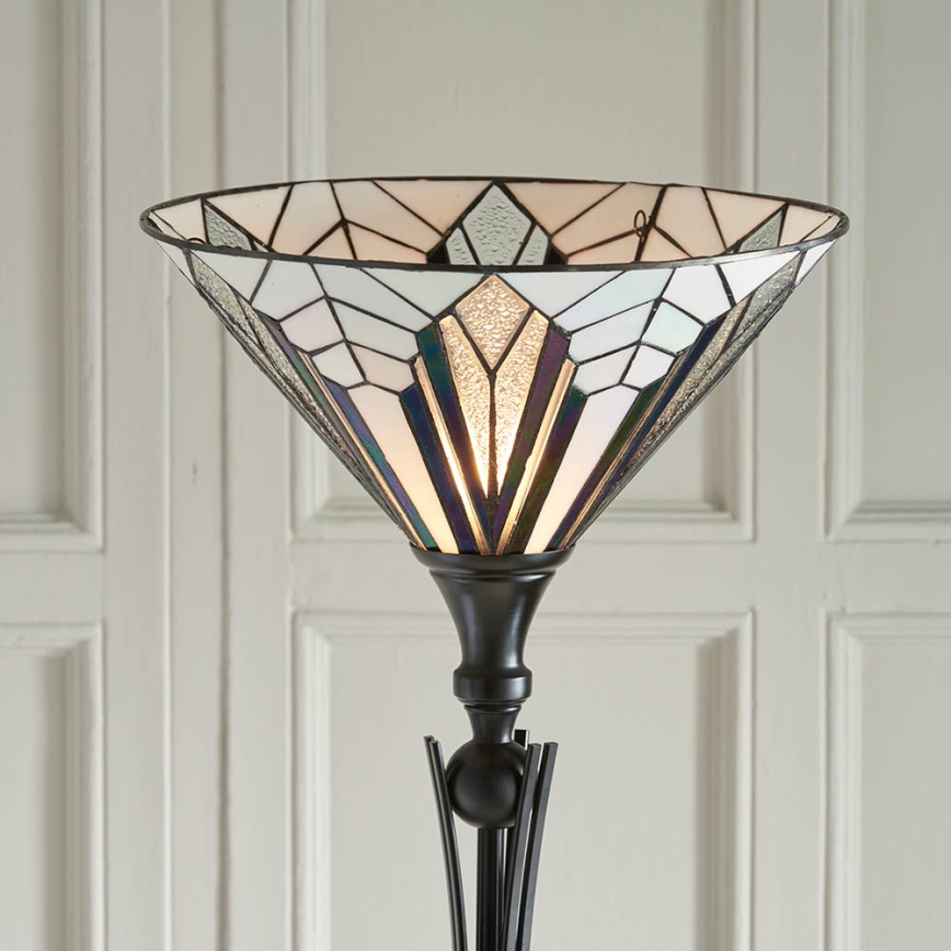 Endon 63933 - Stojeća lampa Tiffany ASTORIA 1xE27/60W/230V, prečnik 40 cm