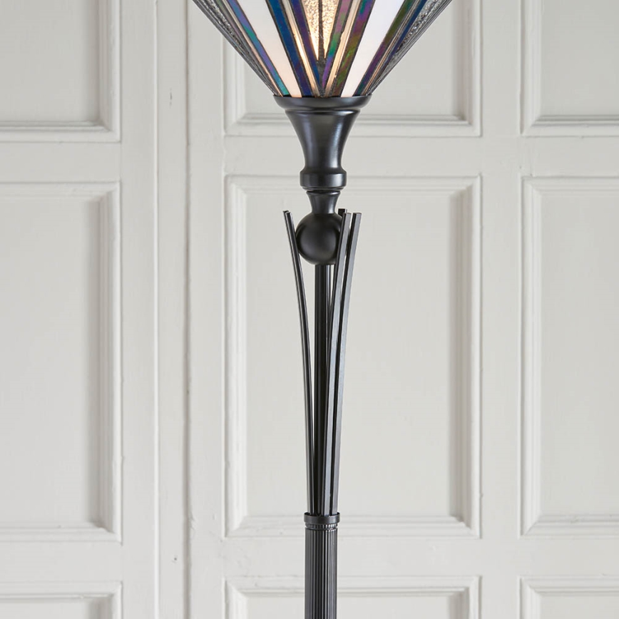 Endon 63933 - Stojeća lampa Tiffany ASTORIA 1xE27/60W/230V, prečnik 40 cm
