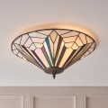 Endon 63935 - Tiffany ASTORIA stropna svetiljka, 2xE27/60W/230V, prečnika 48 cm