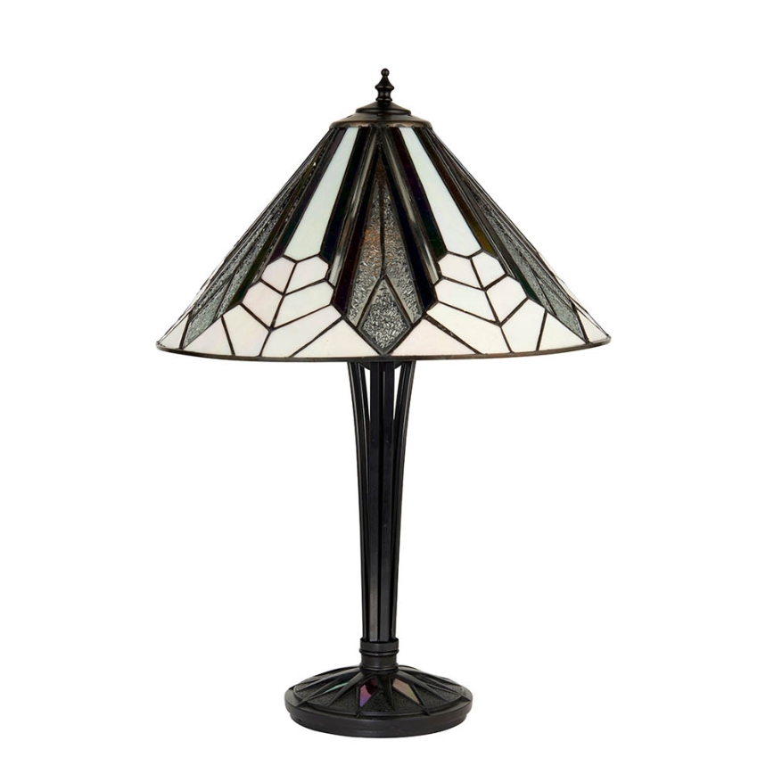 Endon 63939 - Stona lampa Tiffany ASTORIA, 2xE27/60W/230V, prečnika 40 cm