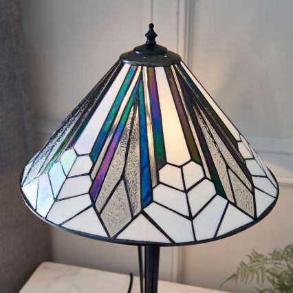 Endon 63939 - Stona lampa Tiffany ASTORIA, 2xE27/60W/230V, prečnika 40 cm