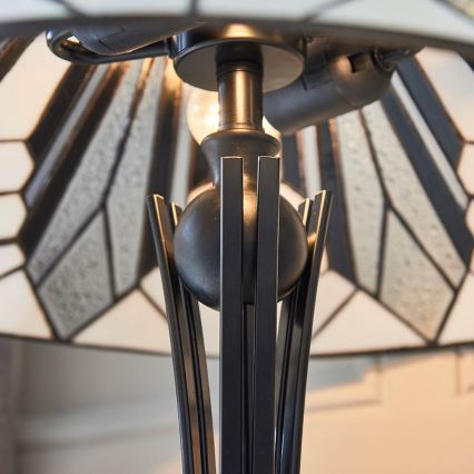 Endon 63939 - Stona lampa Tiffany ASTORIA, 2xE27/60W/230V, prečnika 40 cm