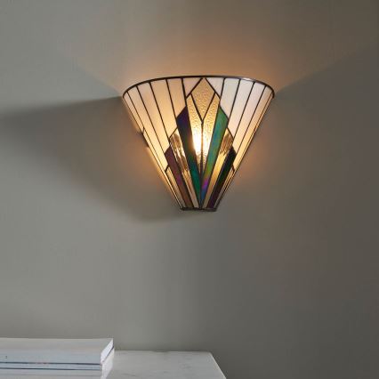 Endon 63940 - Zidna lampa Tiffany ASTORIA 1xE14/40W/230V