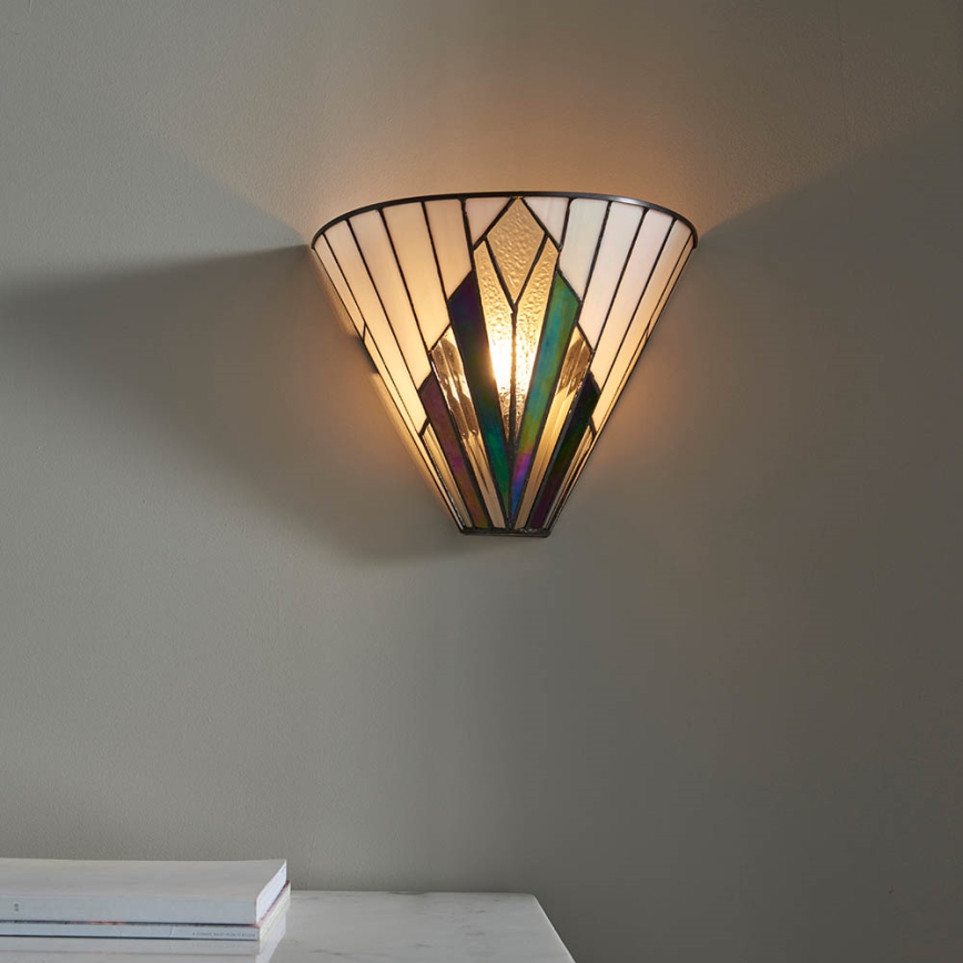 Endon 63940 - Zidna lampa Tiffany ASTORIA 1xE14/40W/230V