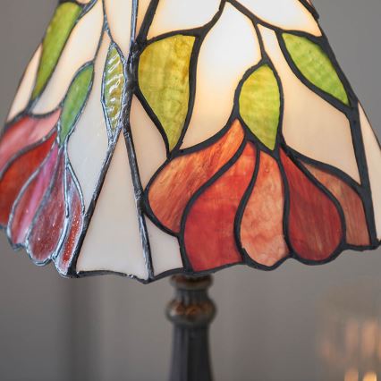 Endon 63963 - Stona lampa Tiffany BOTANICA 1xE14/40W/230V prečnik 16 cm