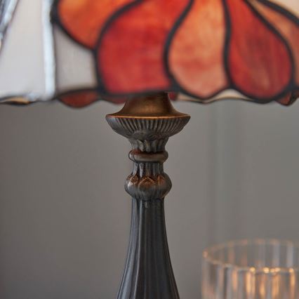 Endon 63963 - Stona lampa Tiffany BOTANICA 1xE14/40W/230V prečnik 16 cm