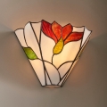 Endon 63964 - Zidno svetlo Tiffany BOTANICA 1xE14/40W/230V