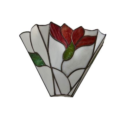 Endon 63964 - Zidno svetlo Tiffany BOTANICA 1xE14/40W/230V