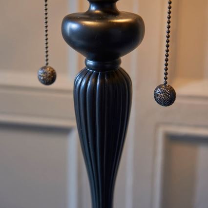 Endon 63972 - Stojeća lampa Tiffany BROOKLYN 2xE27/60W/230V, prečnik 50 cm
