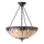 Endon 63976 - Luster na lancu Tiffany BROOKLYN 3xE27/60W/230V prečnika 50 cm