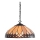 Endon 63977 - Luster na lancu Tiffany BROOKLYN 1xE27/60W/230V prečnik 40 cm
