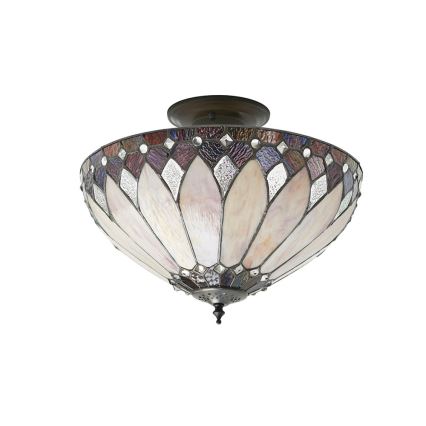 Endon 63978 - Plafonski luster Tiffany BROOKLYN 3xE27/60W/230V Ø 40 cm