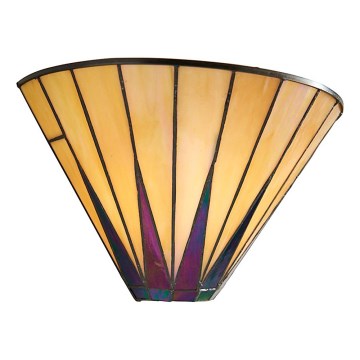 Endon 64046 - Zidno svetlo Tiffany DARK STAR 1xE14/40W/230V